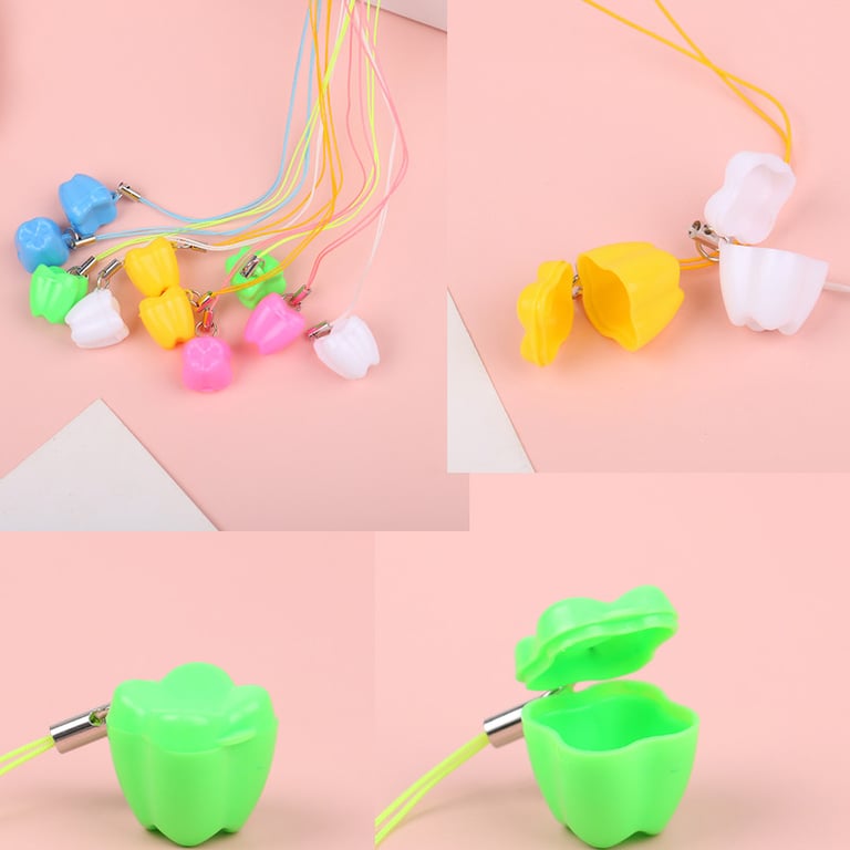 Personalized Baby Tooth Keepsake Box with 50 Compartments - Customizable Wood Tooth Storage Organizer for Children - Educational Dental Hygiene Tool - Unique Newborn Gift with Child's Name and Birth Details - Durable and Safe Deciduous Teeth Preservation - Charming Tooth Shape Design