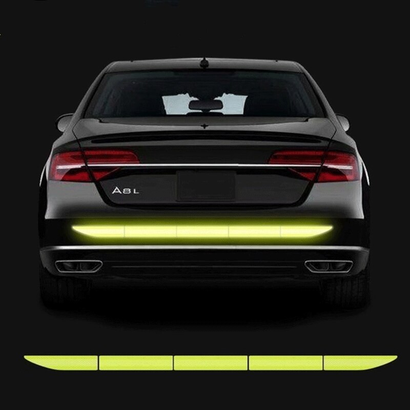 Universal Car Sticker Reflective Warning Safety Tape for Enhanced Visibility and Safety | Easy Application Anti Collision Night Reflective Sticker for Cars, Trucks, SUVs | Durable Weather-Resistant Material | Multipurpose Use on Bikes, Motorcycles, and Helmets