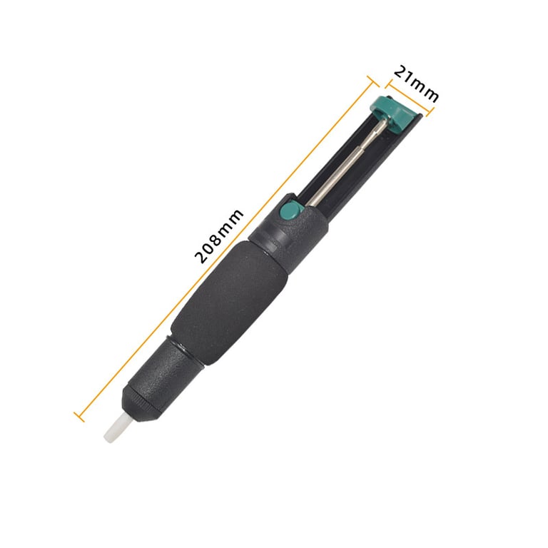 High-Quality Plastic Desoldering Pump with Powerful Suction for Electronics Repair and DIY Projects - Ergonomic Design for Precise Solder Removal and Rework - Durable and Versatile Soldering Sucker Pen for Circuit Board Soldering and Clean Joints