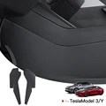 Highland Juniper 2026 TPE Central Control Side Anti Kick Pad for Tesla Model 3/Y/YL - Custom Fit Design, High-Quality Material, Anti-Kick Protection, Easy Installation, Enhanced Interior Protection - Durable, Flexible, Resistant to Dirt, Scratches, and Wear
