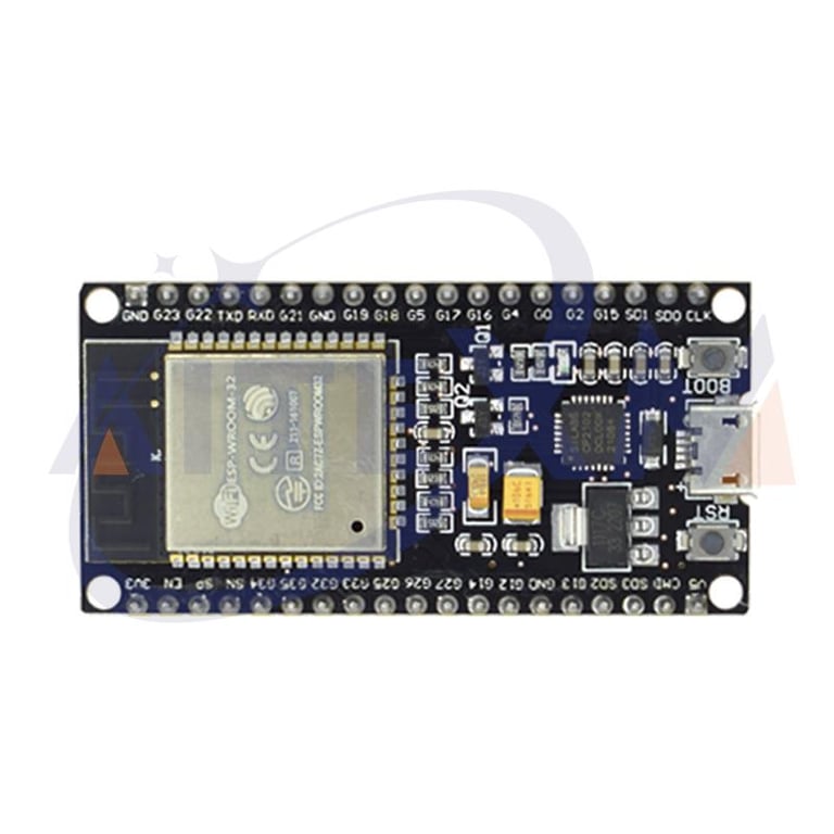 ESP32 Development Board with Dual Core Processor, WiFi & Bluetooth, TYPE-C and Micro USB Ports, Expandable 38PIN Interface, Compatible with ESP-WROOM-32 Module, Compact and Durable Design for IoT Applications and Prototyping