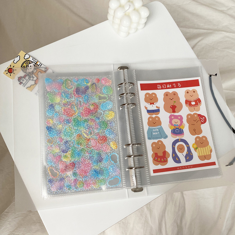 Yoofun A5 Korean Idol Theme Multi-functional Organizer Binder Storage Collect Card Holder Book - Journal, Diary, Agenda Planner, Photo Organizer - High-Quality Construction - Ample Storage Space - Perfect for School and Work - Stylish and Functional Stationery Accessory