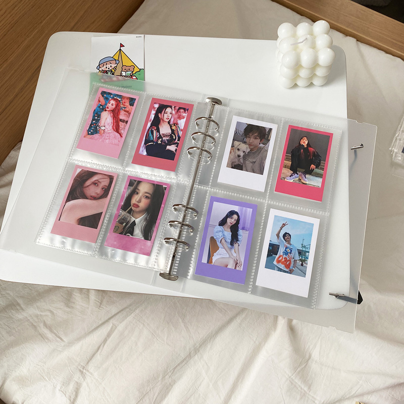 Yoofun A5 Korean Idol Theme Multi-functional Organizer Binder Storage Collect Card Holder Book - Journal, Diary, Agenda Planner, Photo Organizer - High-Quality Construction - Ample Storage Space - Perfect for School and Work - Stylish and Functional Stationery Accessory