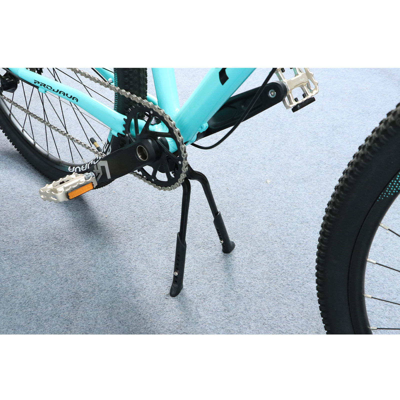 LP Litepro Double Bracket Bicycle Kickstand - Durable Aluminum Alloy, Adjustable Height, Foldable Design, Stable Foot Support, Easy Installation - Ideal for Road Bikes, Foldable Bikes, MTBs - Rust-Resistant, Long-Lasting, Space-Saving Cycling Accessory