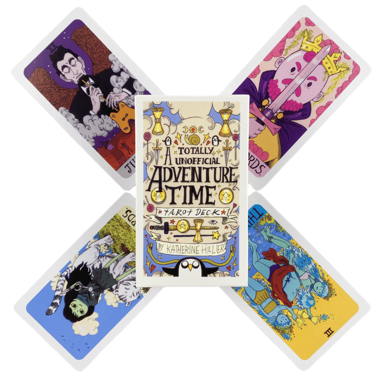 Adventure Time Tarot Cards: Unique Oracle English Visions Deck for Divination, High-Quality Divination Edition with Engaging Board Playing Games - Perfect Gift for Fans
