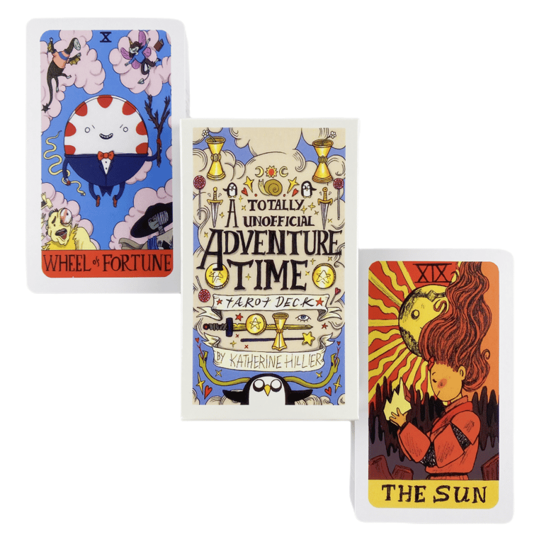 Adventure Time Tarot Cards: Unique Oracle English Visions Deck for Divination, High-Quality Divination Edition with Engaging Board Playing Games - Perfect Gift for Fans