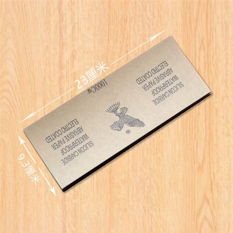 Premium Silicon Carbide Car Polish Sandpaper Set - 200 to 3000 Grit Range for Metal, Glass, Ceramics, Wood - Wet/Dry Sanding Sheets for Efficient Polishing - Multi-Surface Compatibility - Easy to Use for Professionals and DIY Enthusiasts