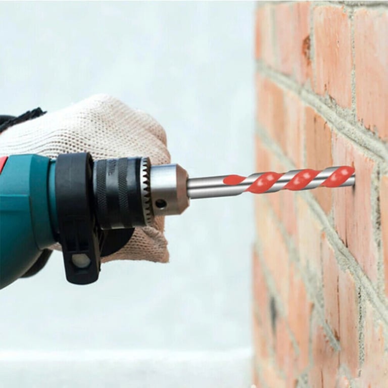 Diamond-Tipped Drill Bit Set for Ceramic Tiles & Hard Materials - 6 Pieces of 4/5/6/8/10/12mm Bits - Overlord Diamond Alloy Construction - Precise Perforation - User-Friendly Design - Portable Storage Case - Professional & DIY Projects - Renovation, Crafting, Construction