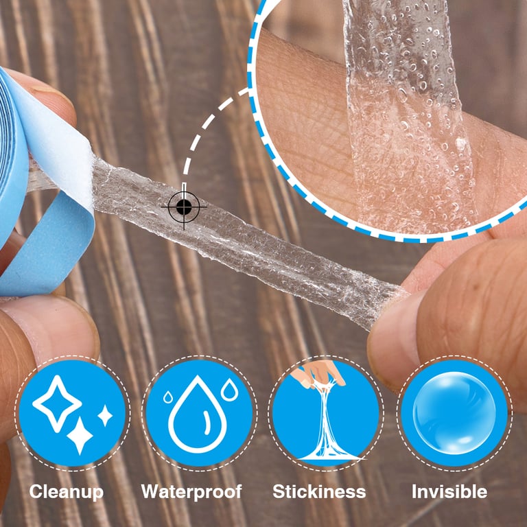 No Shine Bonding 36 Yards Hair System Tape for Extensions & Wigs - Double-Sided Adhesive, Replaceable, Long-lasting Hold, Professional Quality - Secure Natural Look with Strong Adhesion - Ideal for Lace Front Wigs - Hassle-Free Maintenance for Seamless Application