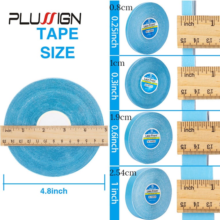 No Shine Bonding 36 Yards Hair System Tape for Extensions & Wigs - Double-Sided Adhesive, Replaceable, Long-lasting Hold, Professional Quality - Secure Natural Look with Strong Adhesion - Ideal for Lace Front Wigs - Hassle-Free Maintenance for Seamless Application