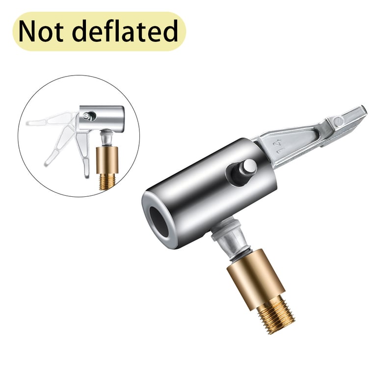 Compact Portable Inflatable Pump with Air Chuck Compressor for Emergency Tire Inflation - Tire Inflator with Tire Chuck and Barb Connector for Efficient Air Delivery and Hose Repair - Lightweight Tool for Car Maintenance and Safe Driving On-The-Go