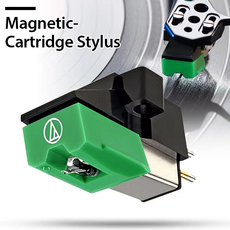 Audio Technica AT95E Moving Magnet Stereo Cartridge Stylus - Premium Sound Quality, Durable Diamond Tip, Easy Installation, Universal Compatibility, Enhanced Listening Experience