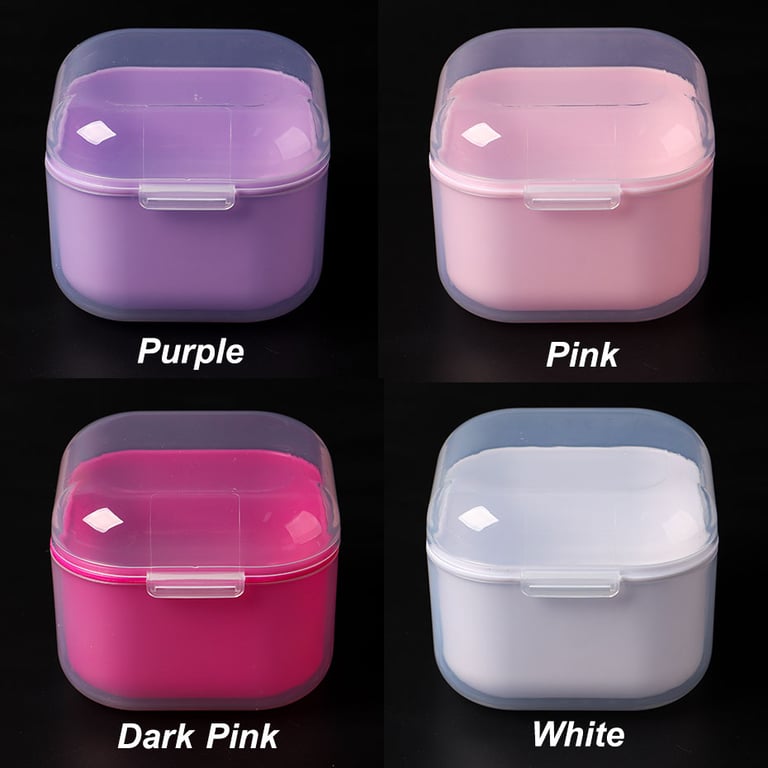 Portable Alcohol Disinfection Filter Cleaning Box for Nail Art Professionals - Compact, Lightweight, and Effective Sterilization Tool for Nail Drill Bits, Grinding Heads, Tweezers, Scissors, and Cuticle Pushers - Durable Construction, Easy to Use, Versatile Hygiene Solution for Manicure Procedures