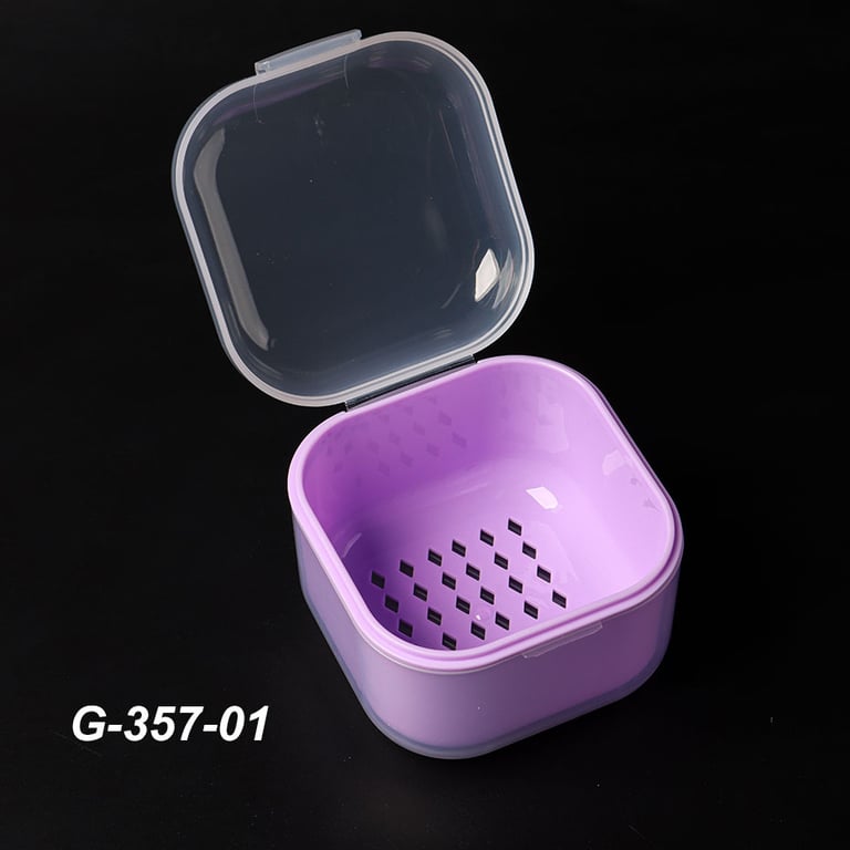 Portable Alcohol Disinfection Filter Cleaning Box for Nail Art Professionals - Compact, Lightweight, and Effective Sterilization Tool for Nail Drill Bits, Grinding Heads, Tweezers, Scissors, and Cuticle Pushers - Durable Construction, Easy to Use, Versatile Hygiene Solution for Manicure Procedures