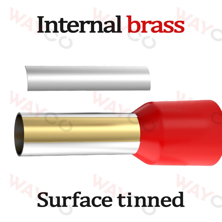 High-Quality Copper Tubular Crimp Terminals Set with Ring Sleeves - Versatile Connectors for Various Wire Gauges and Applications - Easy Crimping Process for Secure Connections in Electrical Wiring Projects - Ideal for Automotive, Marine, Industrial, and Household Systems