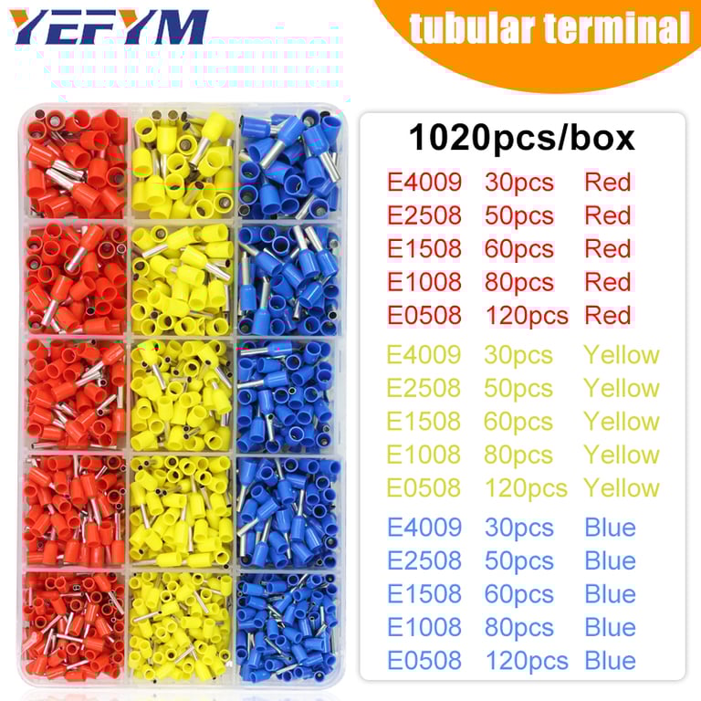 High-Quality Ferrule Crimping Tool HSC8 6-4/6-6 for Precision Wire End Crimping - Ergonomic Electrical Crimper Plier for Professionals and DIY Enthusiasts - Versatile and Portable Tool for Automotive, Industrial, and Household Electrical Repairs