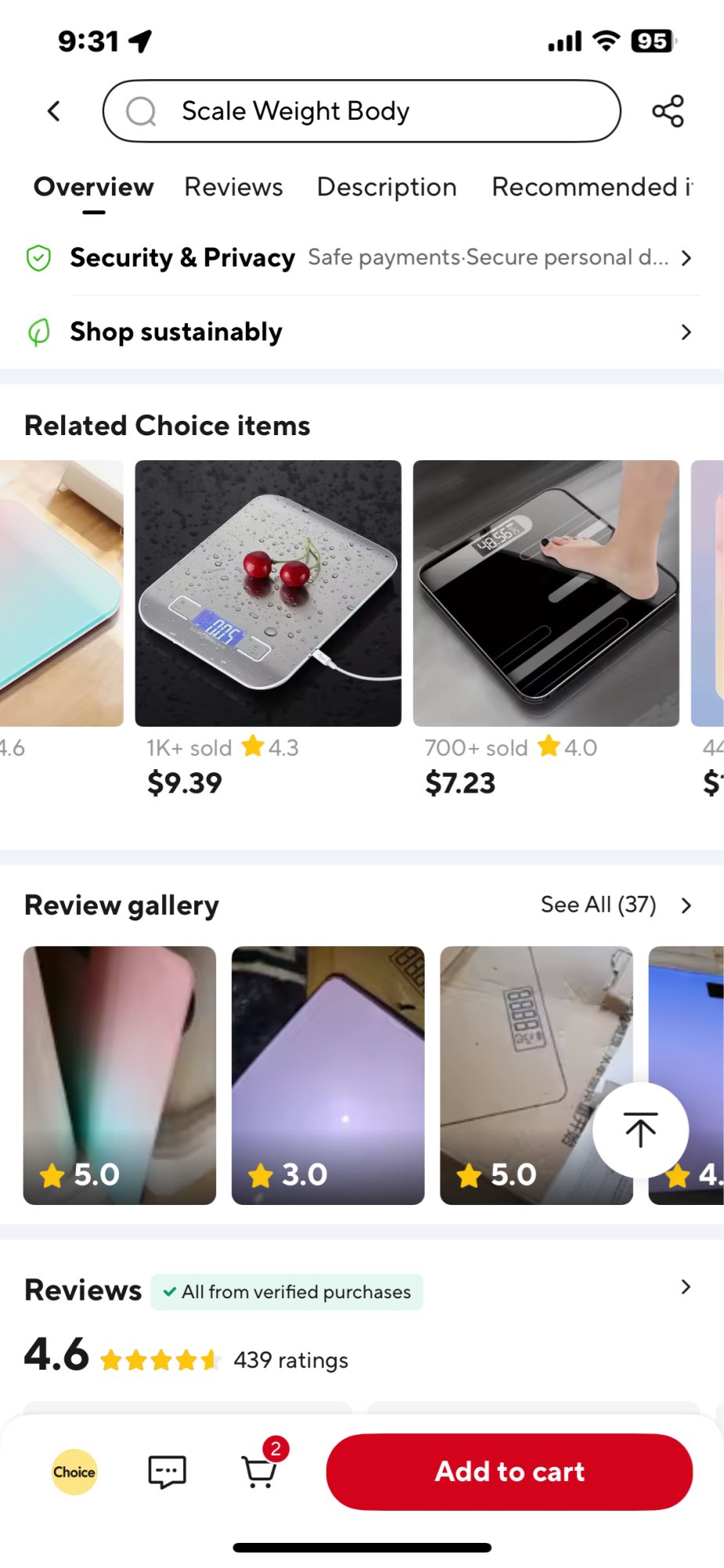 Product review photo