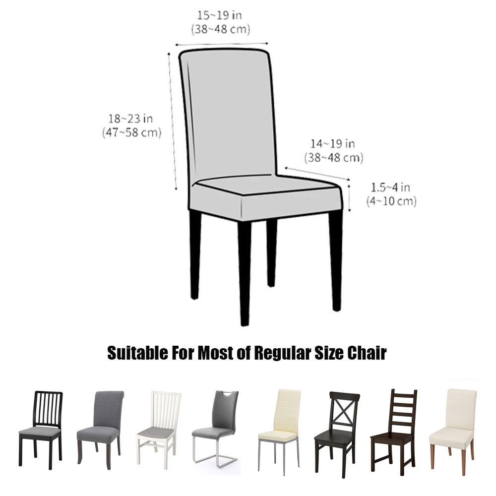 Premium Spandex Dining Chair Cover with Adjustable Fit and Enhanced Protection - Durable, Easy to Clean, Wrinkle-Resistant - Ideal for Banquets, Weddings, Parties - Fits Most Standard Chairs - Slip-On Design for Easy Installation and Removal - Keep Your Chairs Looking New and Pristine