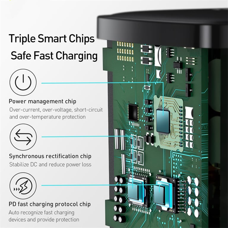 Baseus 20W USB Type C Fast Charger for iPhone 15, 14, 13, 12 Pro Max, 11, X, 8 Plus - Portable and Universal Power Adapter with Safety Features and Durable Construction - Quick Charging for iPhones, Androids, Tablets, Laptops - Compact and Lightweight Travel Charger